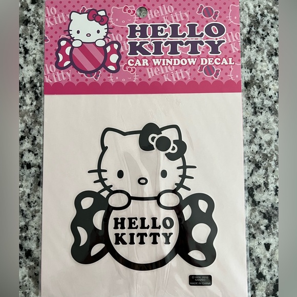 Sanrio Other Hello Kitty Vintage Car Window Decal Poshmark